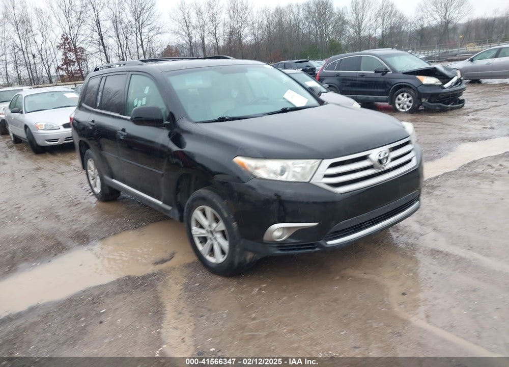 2013 TOYOTA HIGHLANDER SE V6 VIN: 5TDBK3EH8DS242797