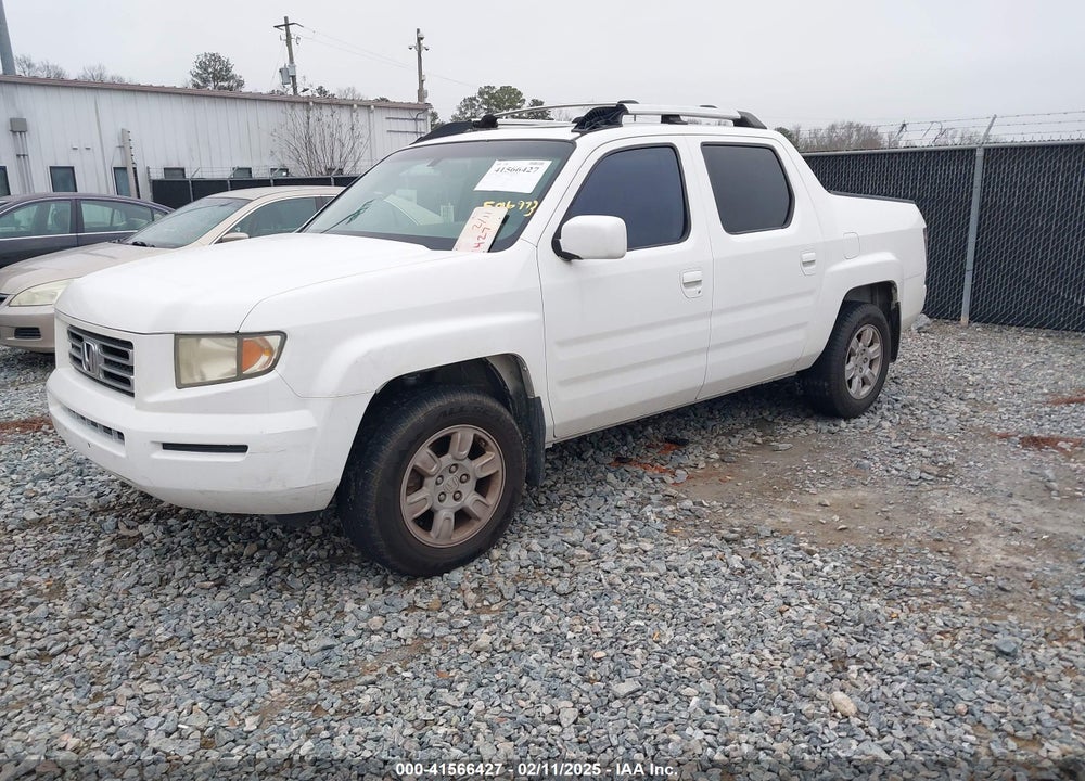 2006 HONDA RIDGELINE RTL VIN: 2HJYK16576H506978