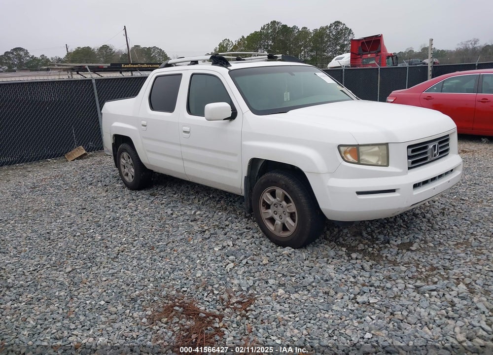 2006 HONDA RIDGELINE RTL VIN: 2HJYK16576H506978