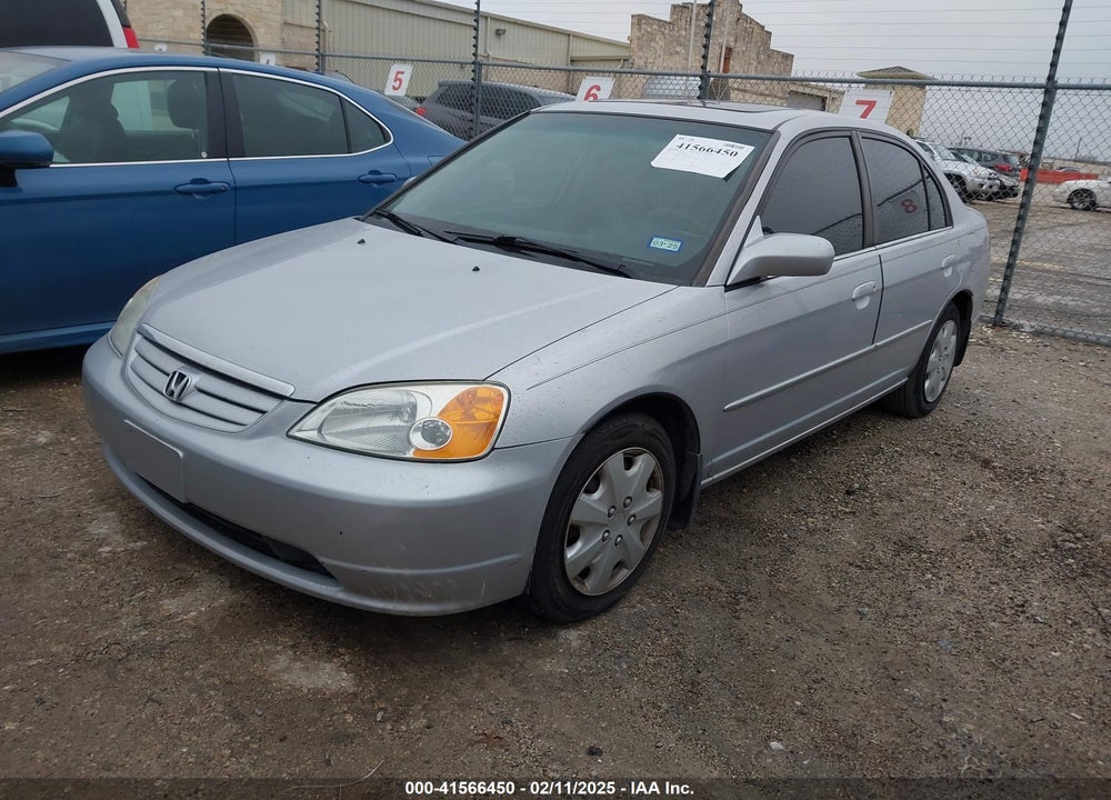 2002 HONDA CIVIC EX VIN: 1HGES26792L017835