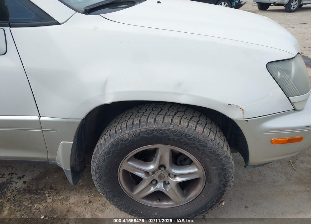 2000 LEXUS RX 300 VIN: JT6GF10U3Y0077311
