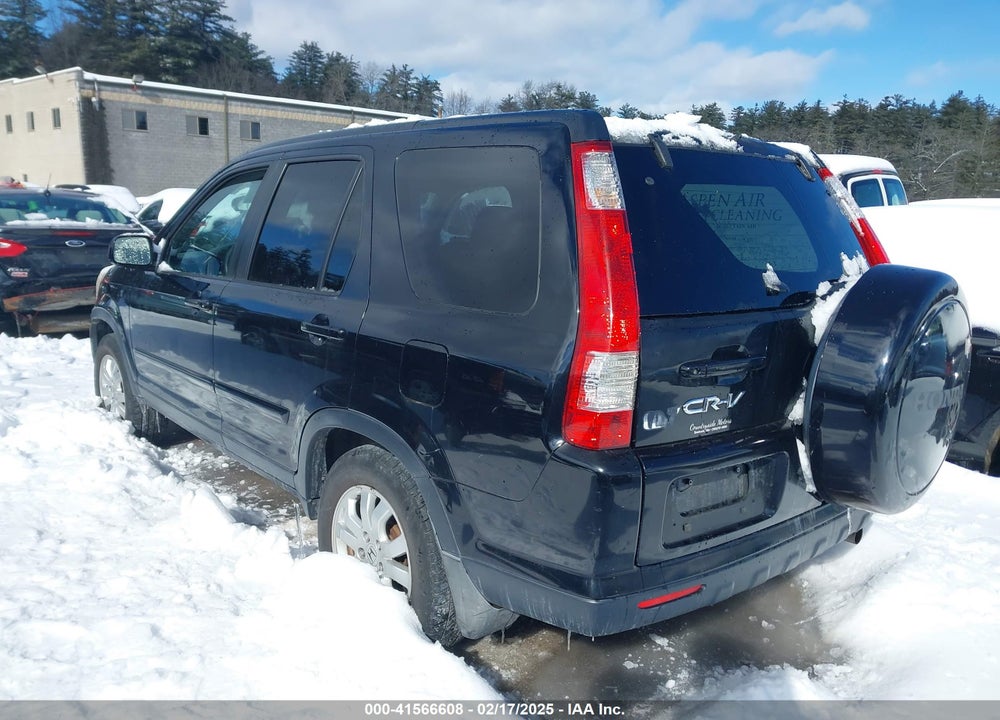2006 HONDA CR-V SE VIN: SHSRD78986U402231