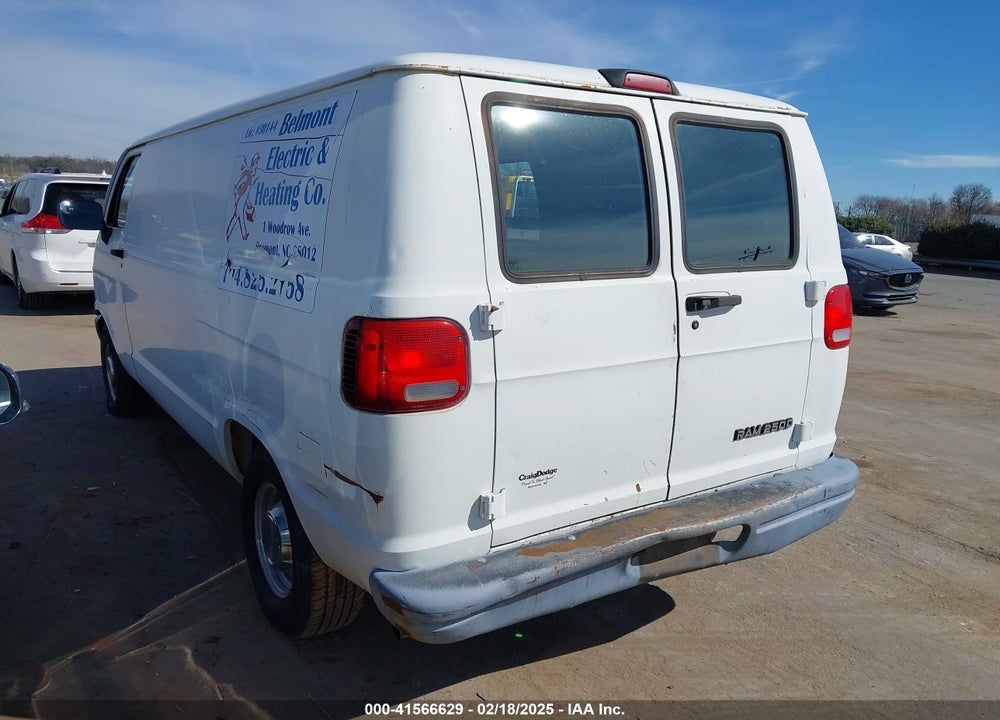 1996 DODGE RAM VAN B2500 VIN: 2B7HB21Z7TK105496
