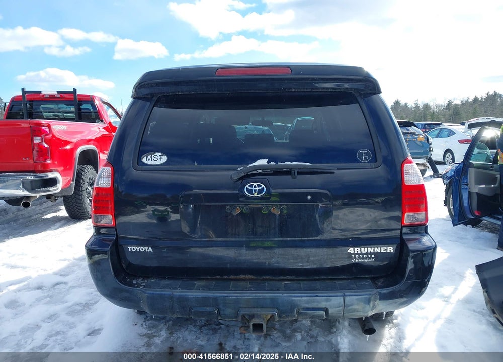 2007 TOYOTA 4RUNNER SPORT V6 VIN: JTEBU14R570124606
