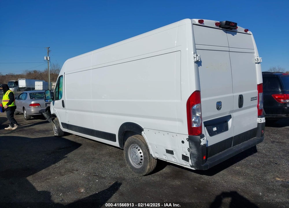 2025 RAM PROMASTER 3500 CARGO VAN TRADESMAN HIGH ROOF 159 WB EXT VIN: 3C6MRVJG9SE519887