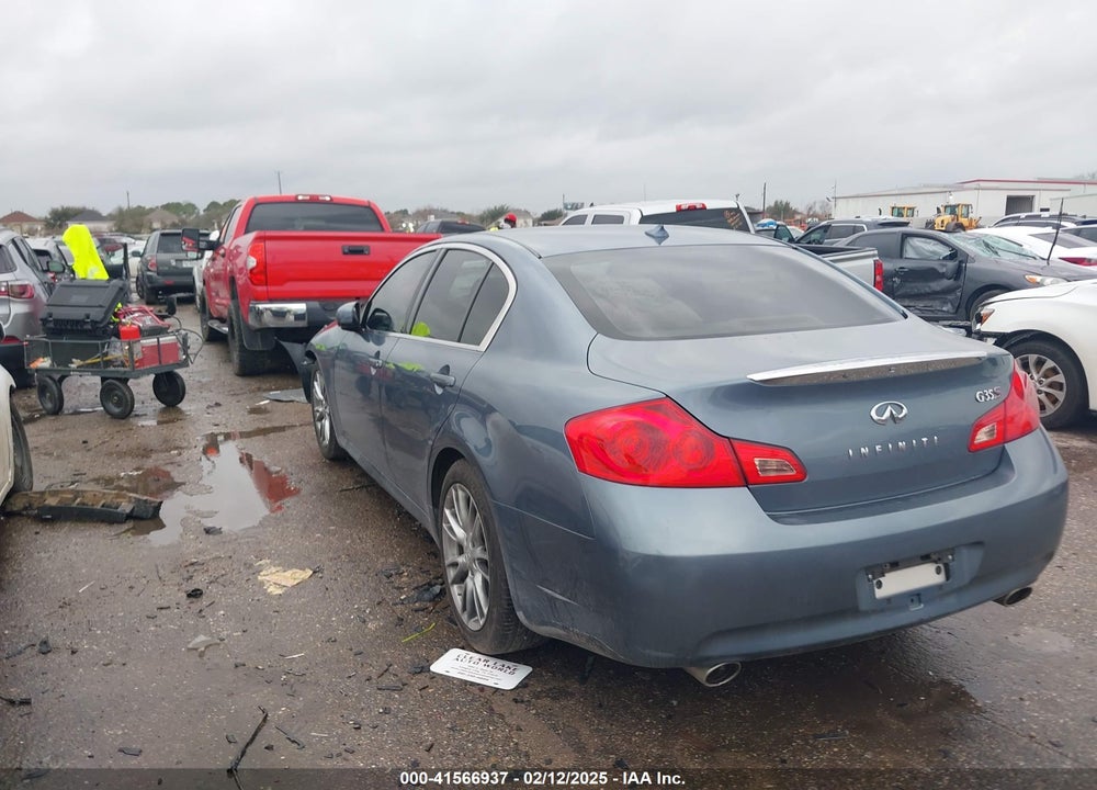 2008 INFINITI G35 JOURNEY VIN: JNKBV61E08M219759