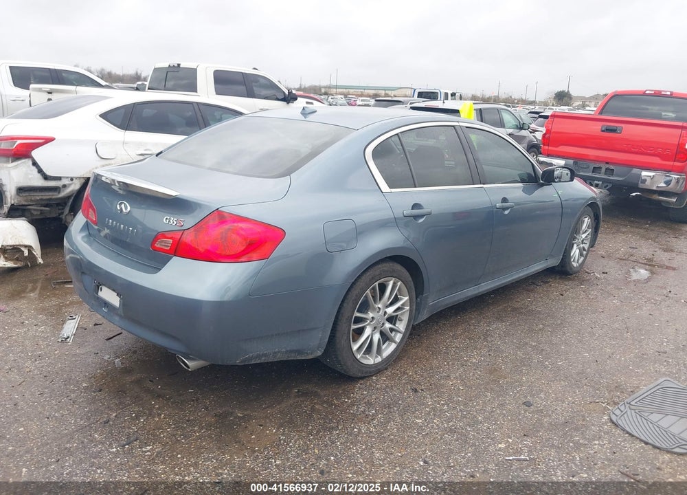2008 INFINITI G35 JOURNEY VIN: JNKBV61E08M219759