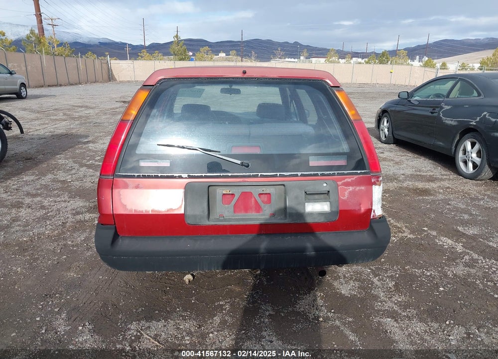 1989 TOYOTA COROLLA DLX VIN: JT2AE94V9K0076361