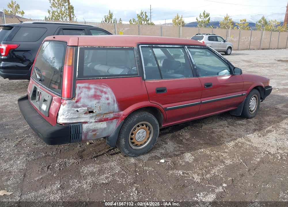 1989 TOYOTA COROLLA DLX VIN: JT2AE94V9K0076361