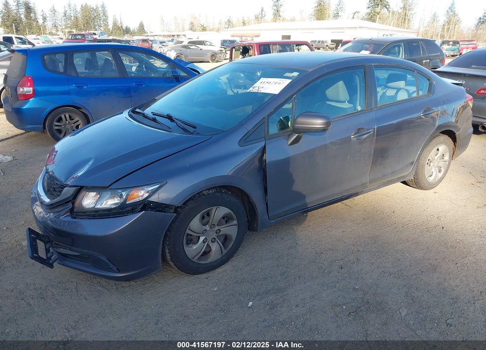 2015 HONDA CIVIC LX VIN: 19XFB2F57FE707714