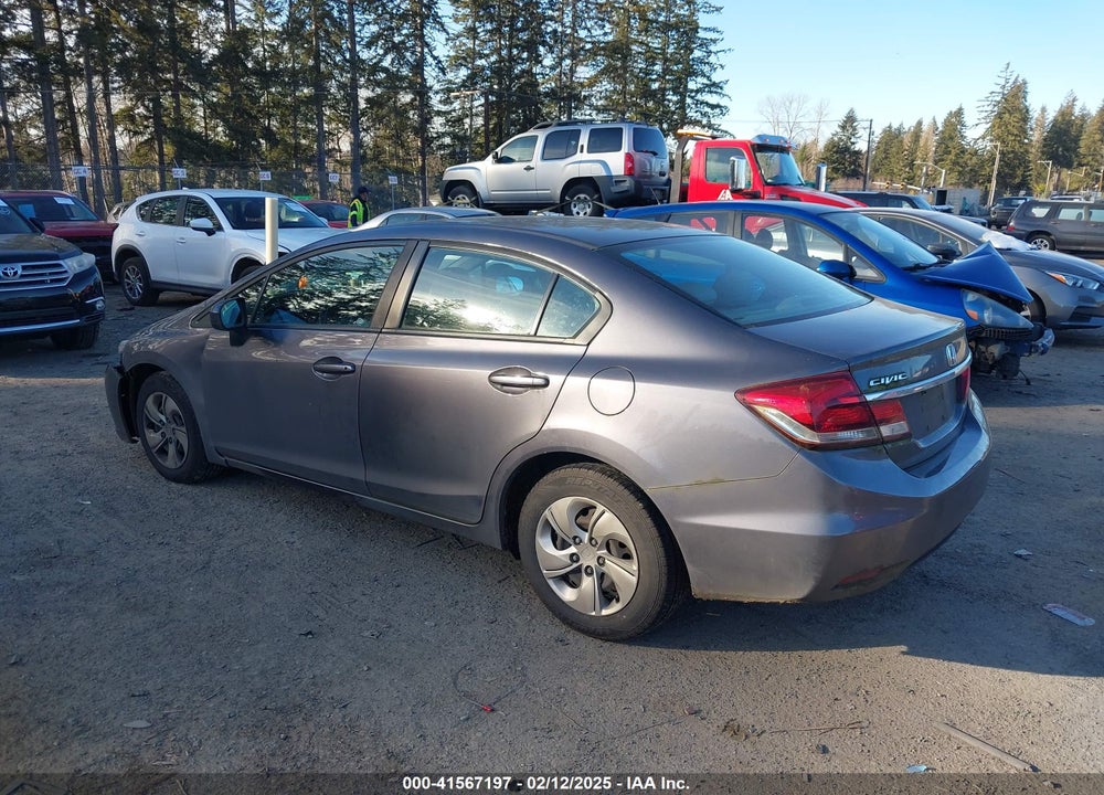 2015 HONDA CIVIC LX VIN: 19XFB2F57FE707714