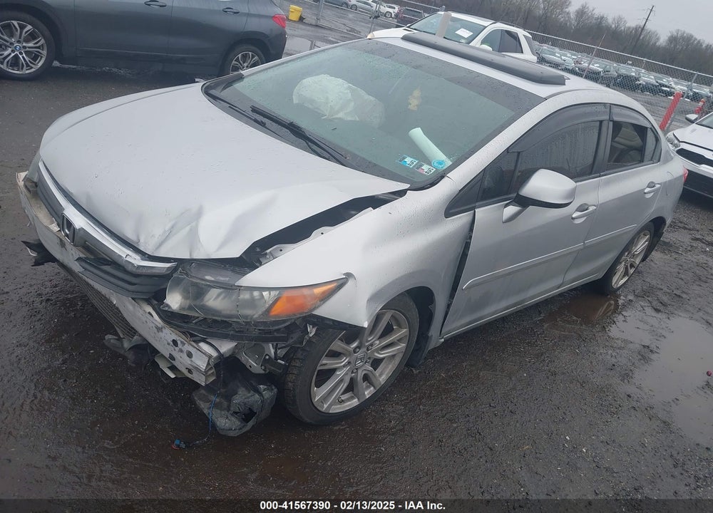 2012 HONDA CIVIC VIN: 19XFB2F92CE340977