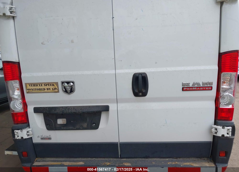 2020 RAM PROMASTER 3500 CARGO VAN HIGH ROOF 159 WB EXT VIN: 3C6URVJG7LE101944