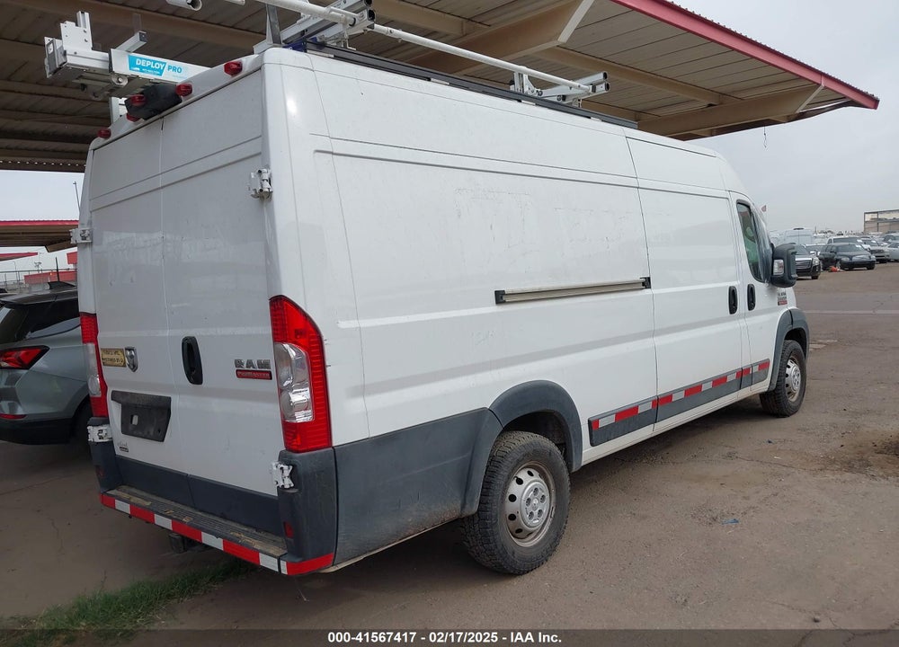 2020 RAM PROMASTER 3500 CARGO VAN HIGH ROOF 159 WB EXT VIN: 3C6URVJG7LE101944