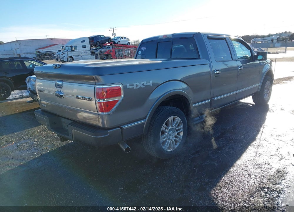 2009 FORD F-150 PLATINUM VIN: 1FTPW14VX9FA67580