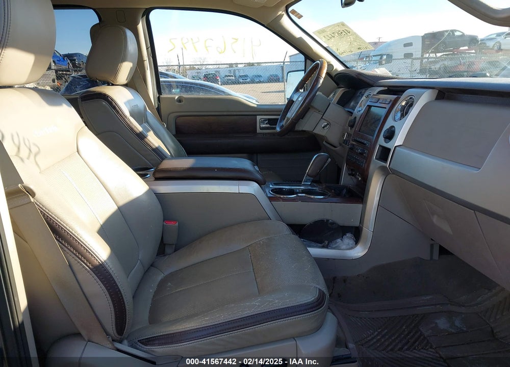 2009 FORD F-150 PLATINUM VIN: 1FTPW14VX9FA67580
