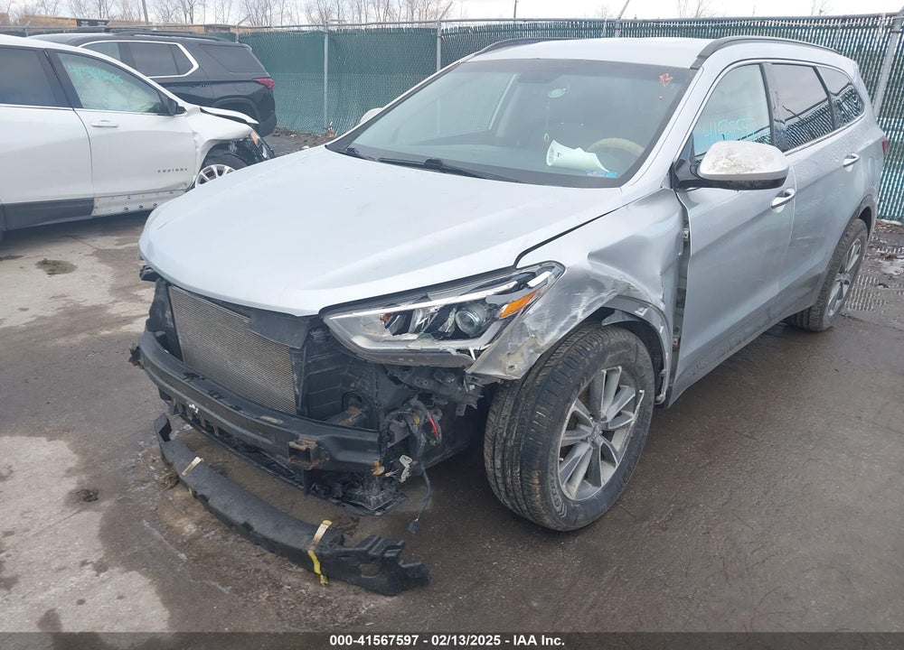 2017 HYUNDAI SANTA FE SE VIN: KM8SMDHF6HU176855