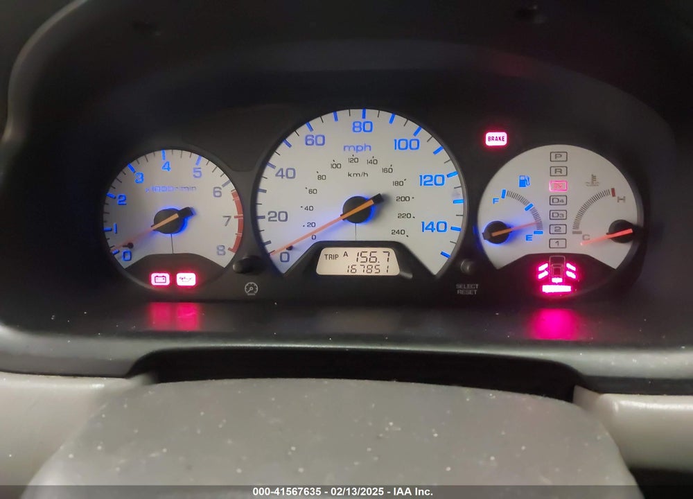1998 HONDA ACCORD EX V6 VIN: 1HGCG1659WA047548