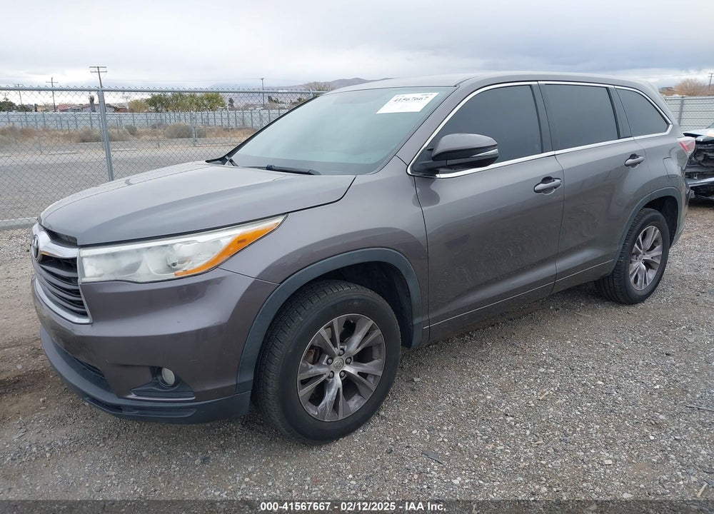 2014 TOYOTA HIGHLANDER LE PLUS V6 VIN: 5TDZKRFH7ES026540