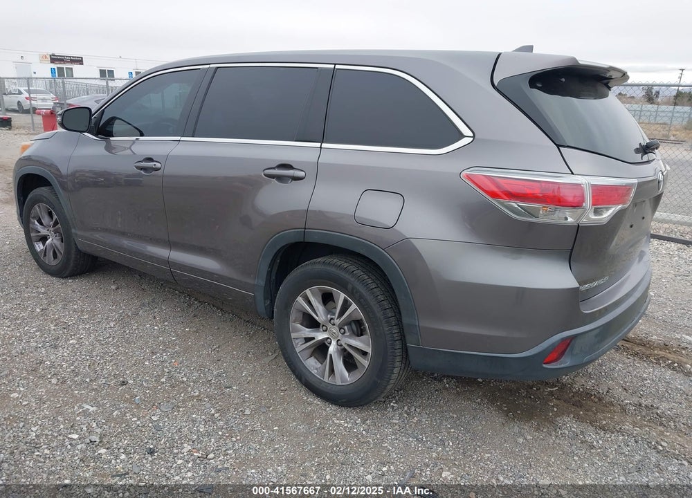 2014 TOYOTA HIGHLANDER LE PLUS V6 VIN: 5TDZKRFH7ES026540