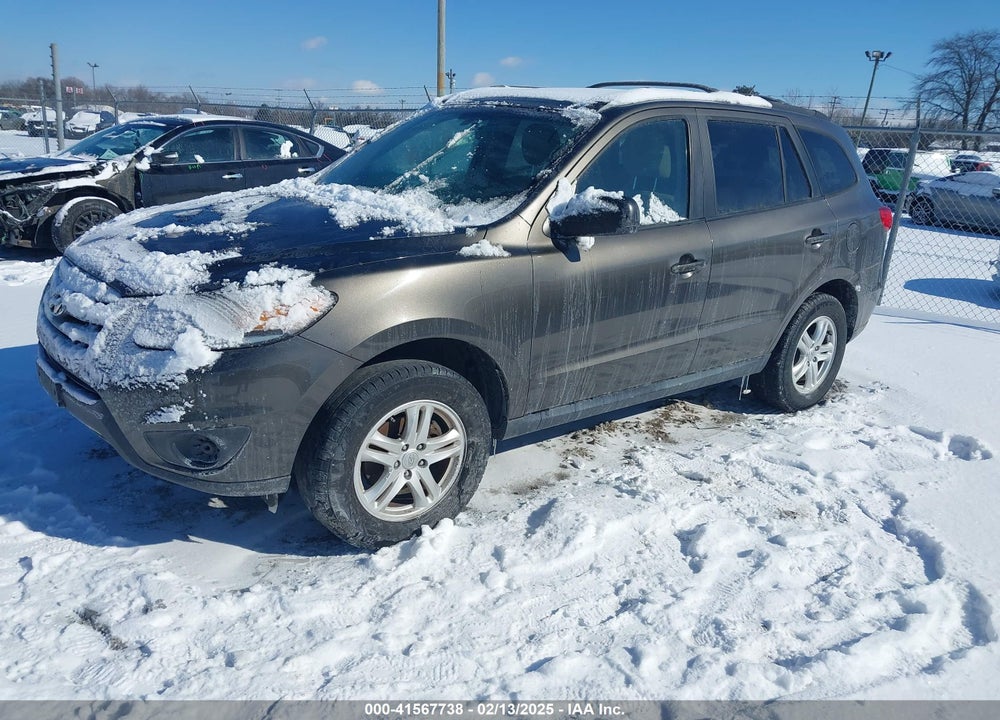 2012 HYUNDAI SANTA FE GLS VIN: 5XYZGDAB9CG152366