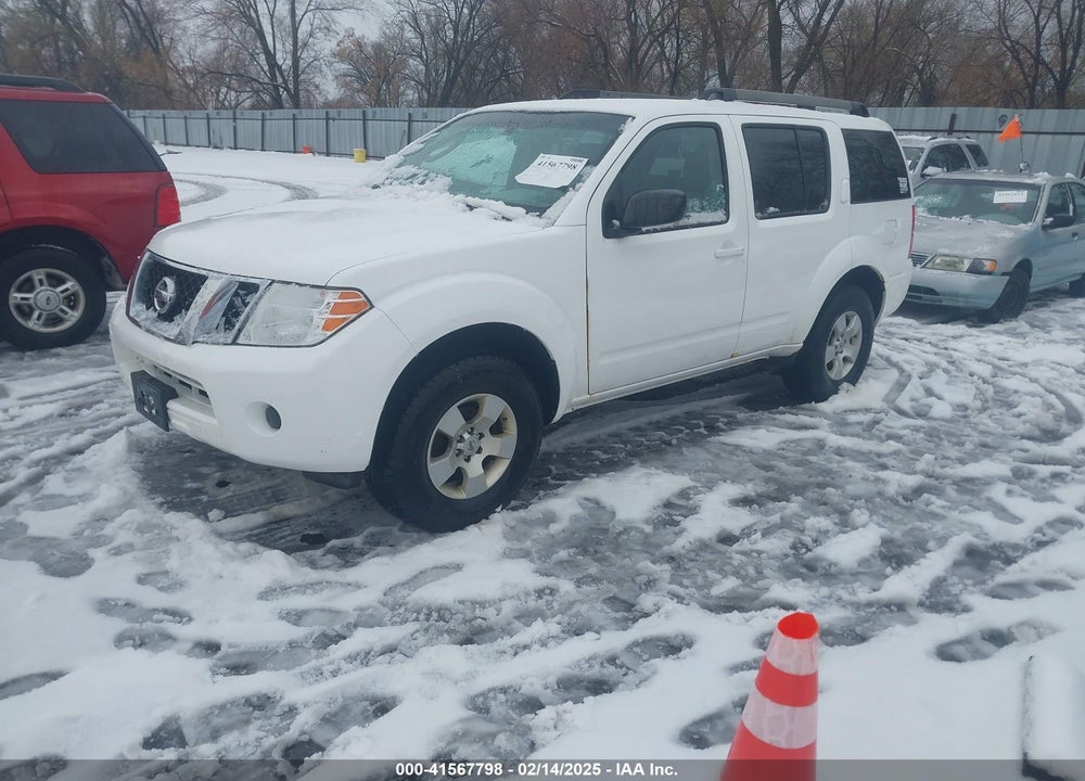 2011 NISSAN PATHFINDER S VIN: 5N1AR1NB0BC616319