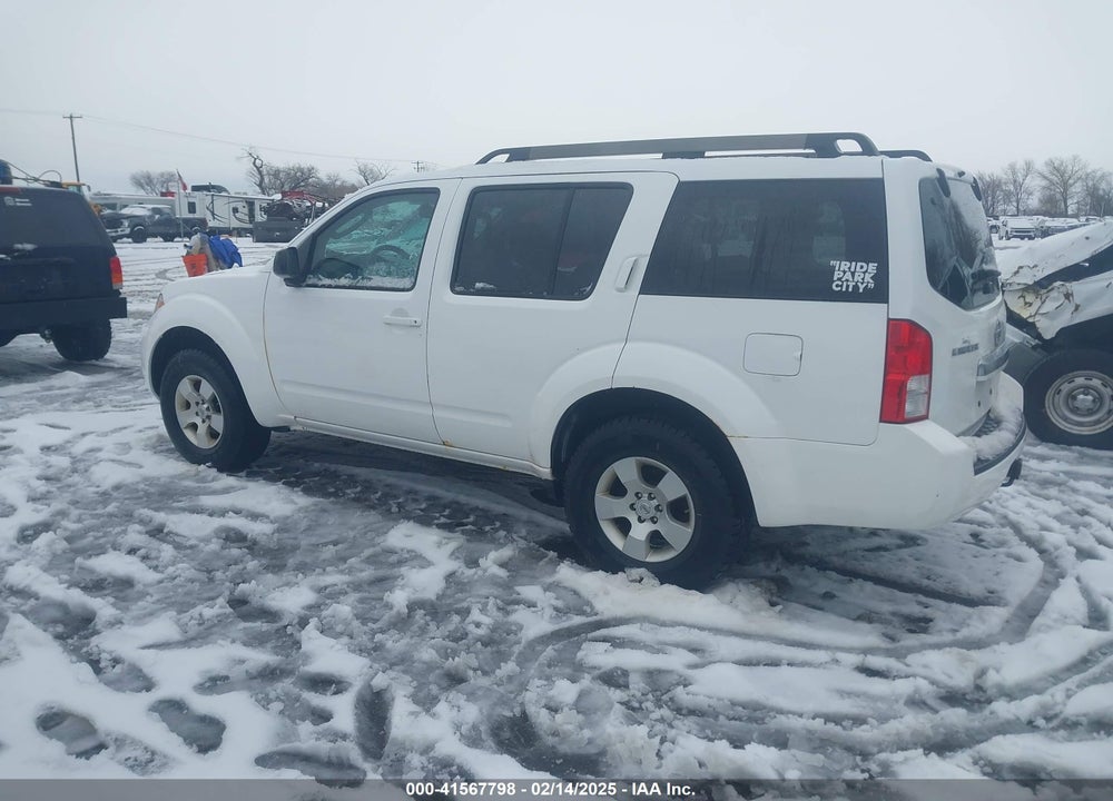 2011 NISSAN PATHFINDER S VIN: 5N1AR1NB0BC616319