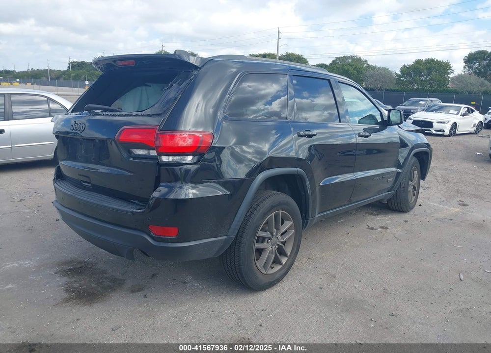 2016 JEEP GRAND CHEROKEE VIN: 1C4RJEAG6GC436633