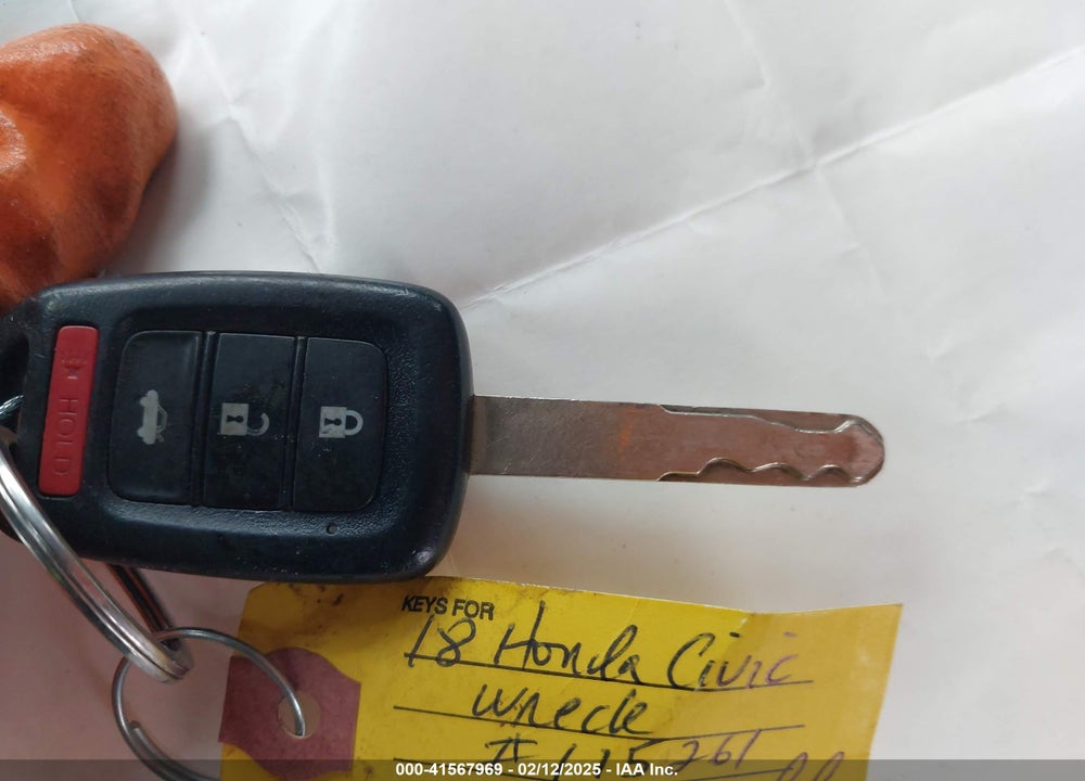 2018 HONDA CIVIC VIN: 19XFC2E52JE026061