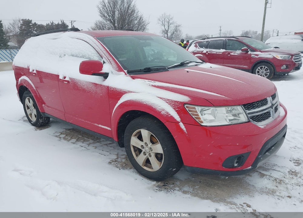 2012 DODGE JOURNEY SXT VIN: 3C4PDCBG8CT289537