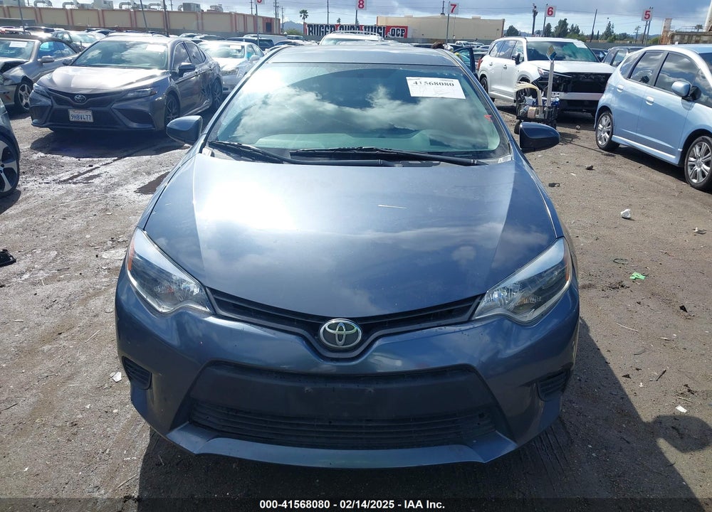 2016 TOYOTA COROLLA VIN: 5YFBURHE9GP459352