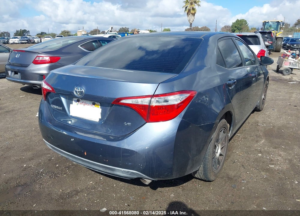 2016 TOYOTA COROLLA VIN: 5YFBURHE9GP459352