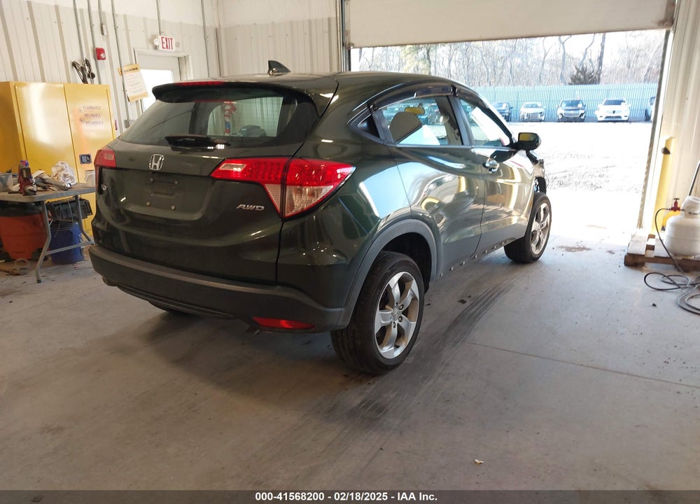 2016 HONDA HR-V LX VIN: 3CZRU6H35GM756602
