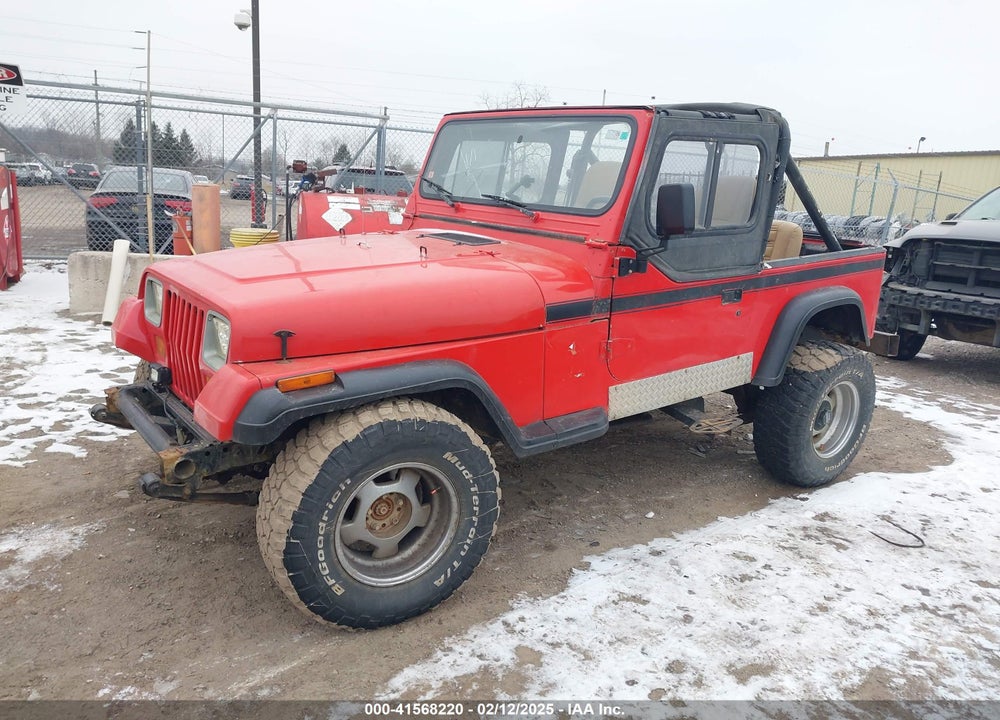 1991 JEEP WRANGLER / YJ RENEGADE VIN: 2J4FY69S7MJ130100