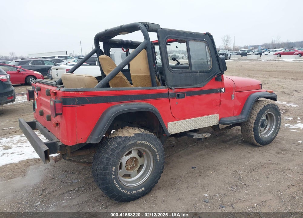 1991 JEEP WRANGLER / YJ RENEGADE VIN: 2J4FY69S7MJ130100