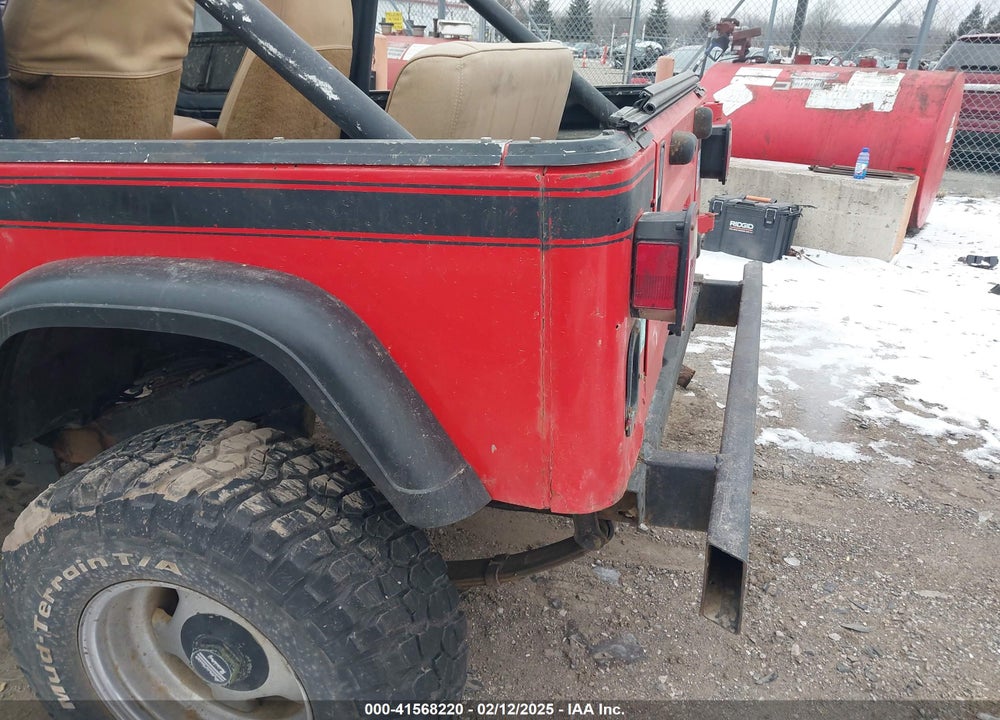1991 JEEP WRANGLER / YJ RENEGADE VIN: 2J4FY69S7MJ130100