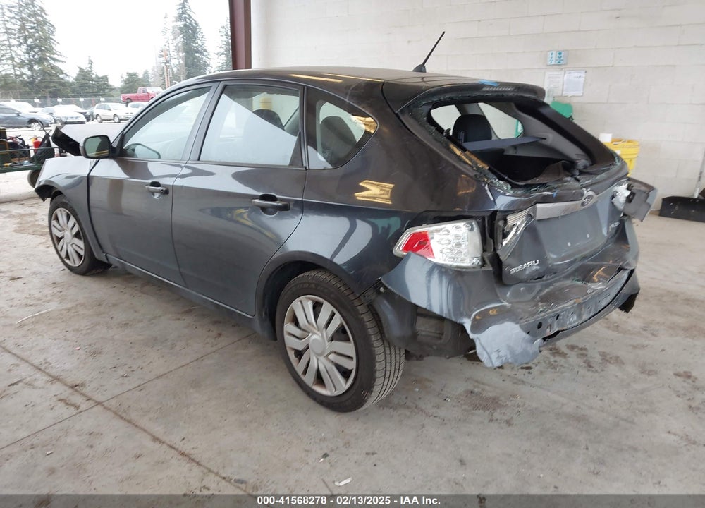 2009 SUBARU IMPREZA VIN: JF1GH61639H807498
