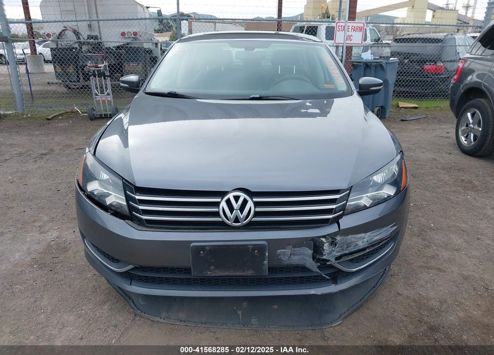 2013 VOLKSWAGEN PASSAT 2.5L SE VIN: 1VWBP7A34DC145601