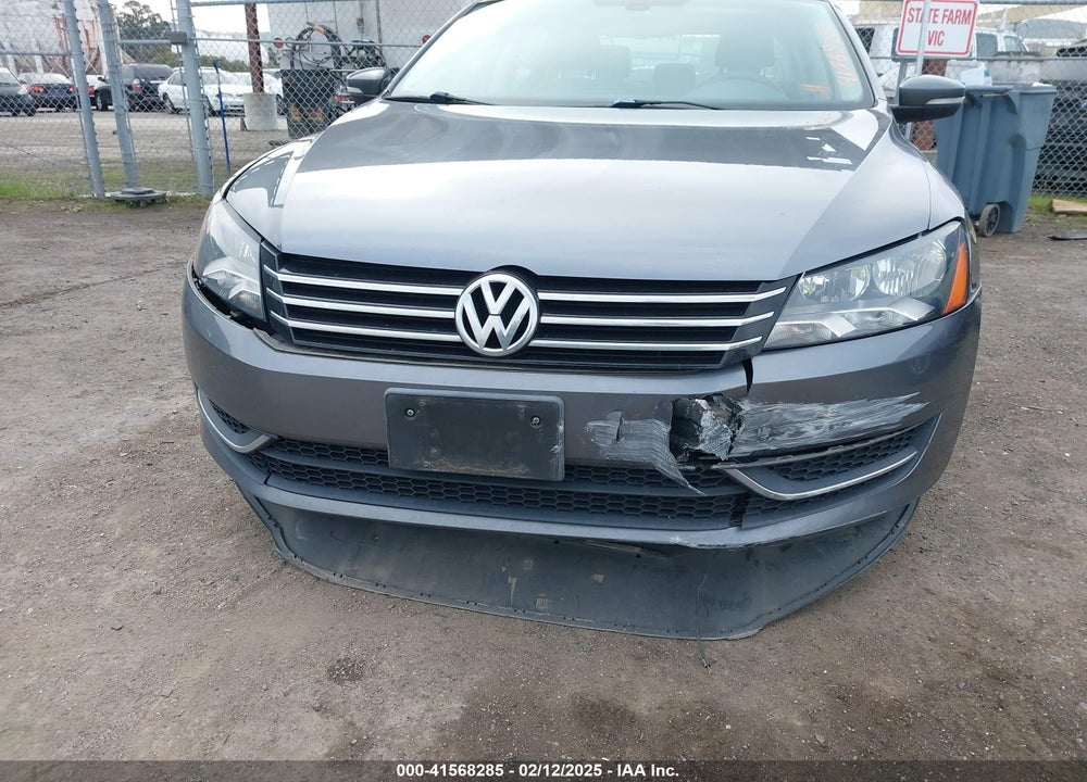 2013 VOLKSWAGEN PASSAT 2.5L SE VIN: 1VWBP7A34DC145601