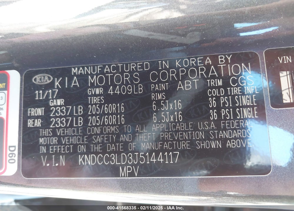 2018 KIA NIRO PLUG-IN HYBRID EX PREMIUM VIN: KNDCC3LD3J5144117