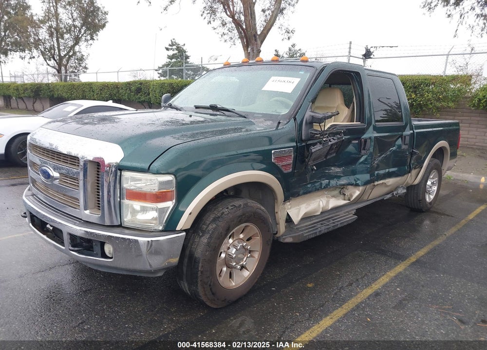 2008 FORD F250 SUPER DUTY VIN: 1FTSW20R18EB93419