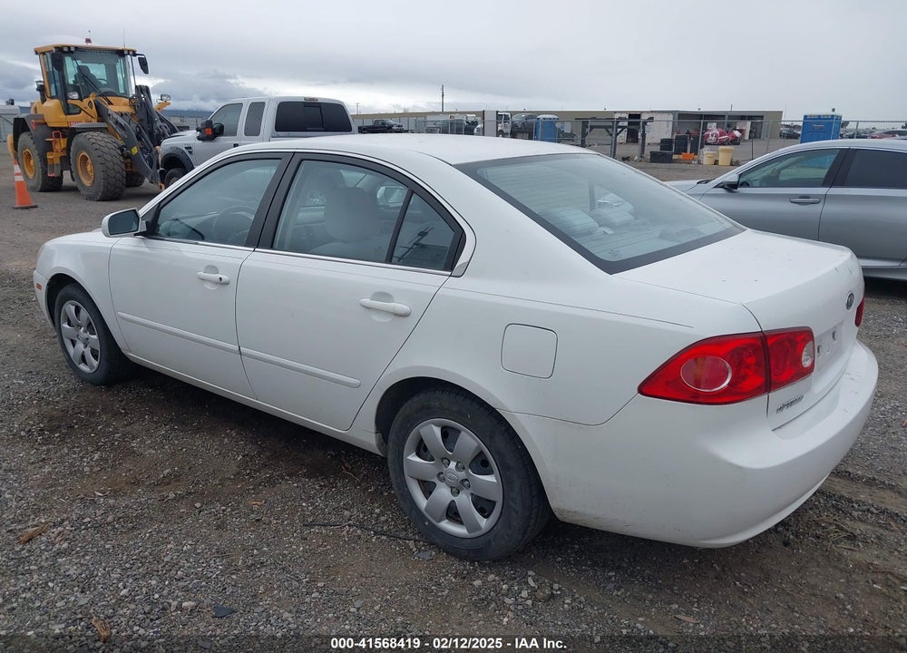 2008 KIA OPTIMA LX VIN: KNAGE123485259891