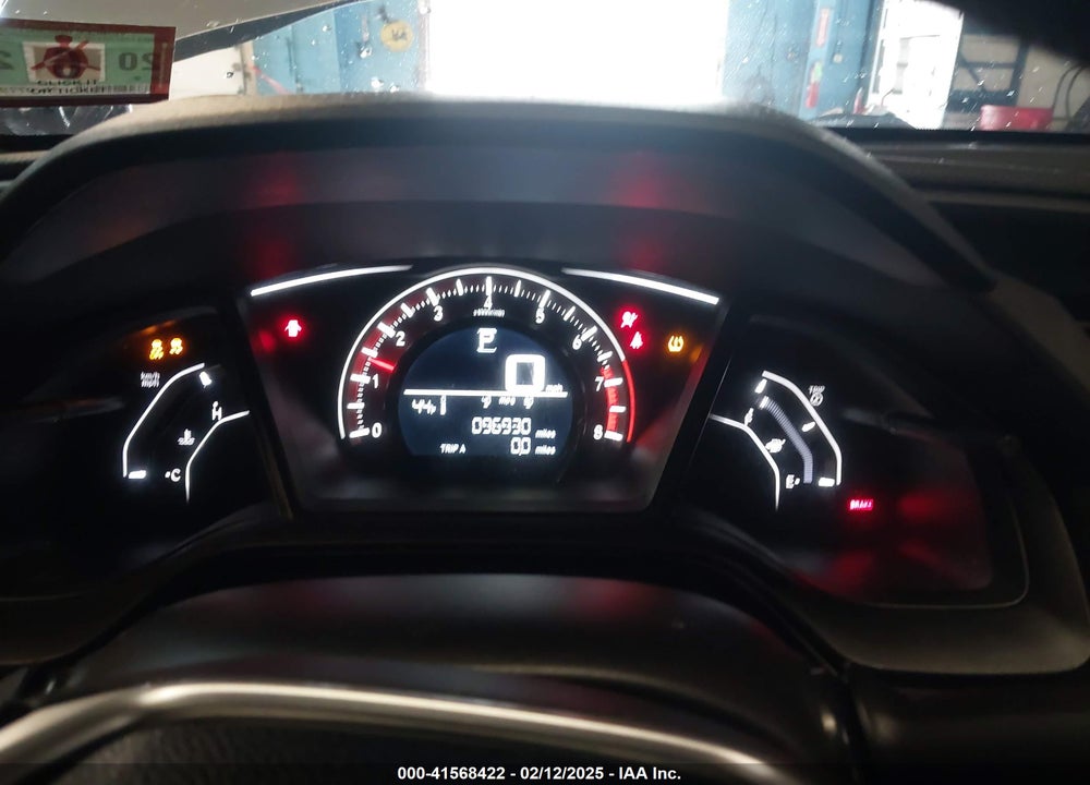 2016 HONDA CIVIC VIN: 2HGFC2F5XGH532721