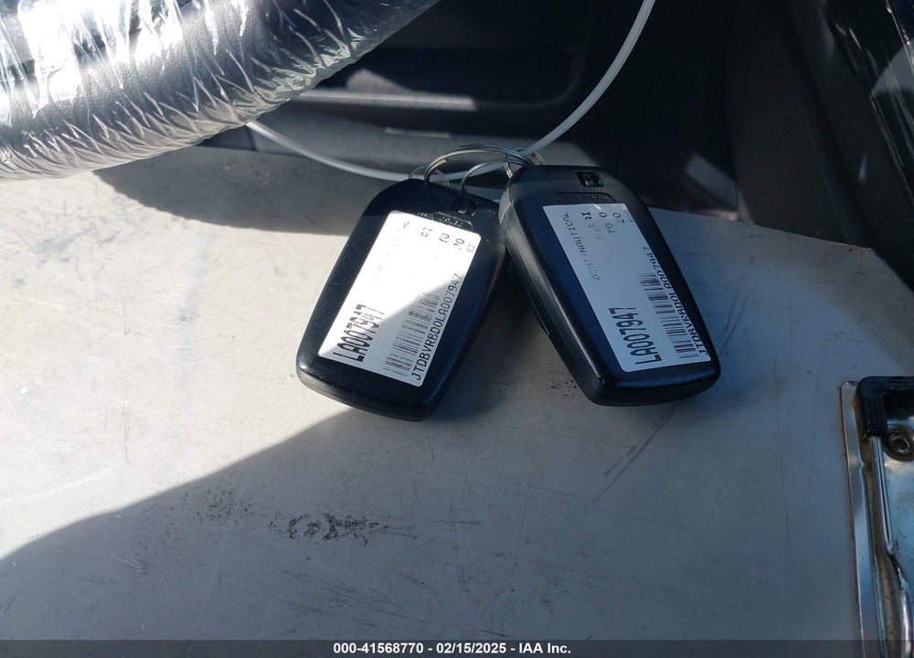2020 TOYOTA MIRAI VIN: JTDBVRBD0LA007947
