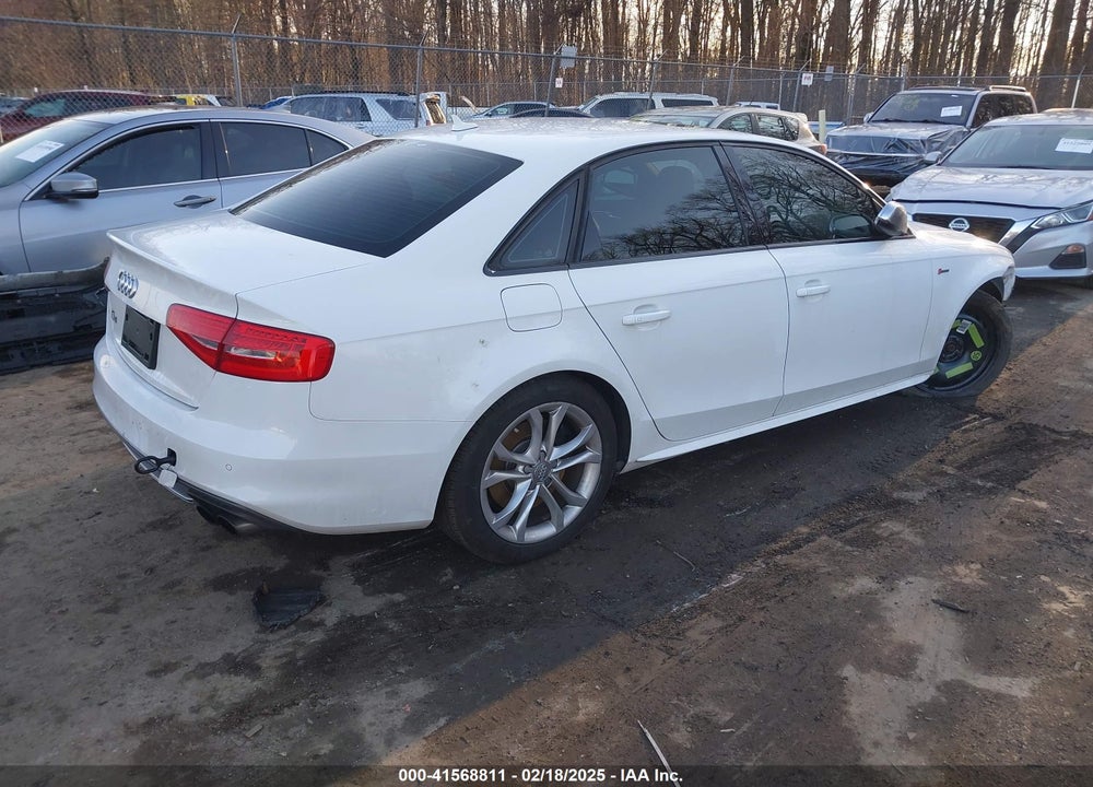 2013 AUDI S4 VIN: WAUKGAFL7DA131547