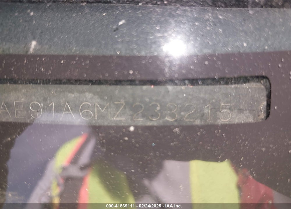 1991 TOYOTA COROLLA VIN: 1NXAE91A6MZ233215