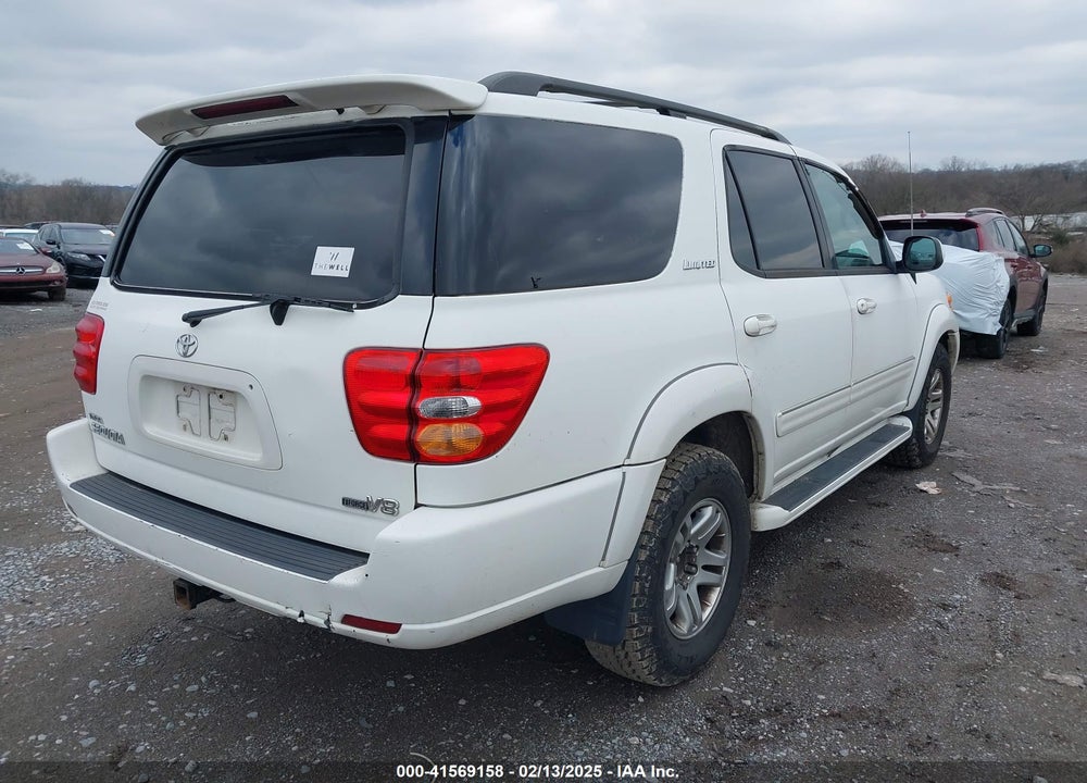 2004 TOYOTA SEQUOIA LIMITED VIN: 5TDZT38A74S227279