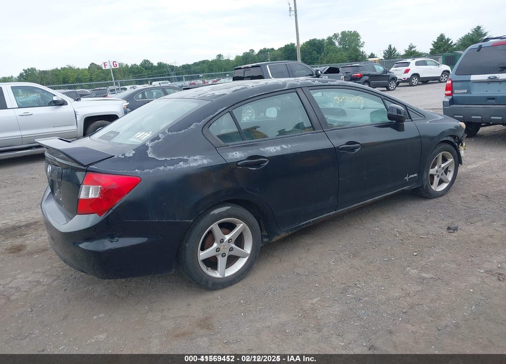 2012 HONDA CIVIC VIN: 2HGFB2E56CH503408