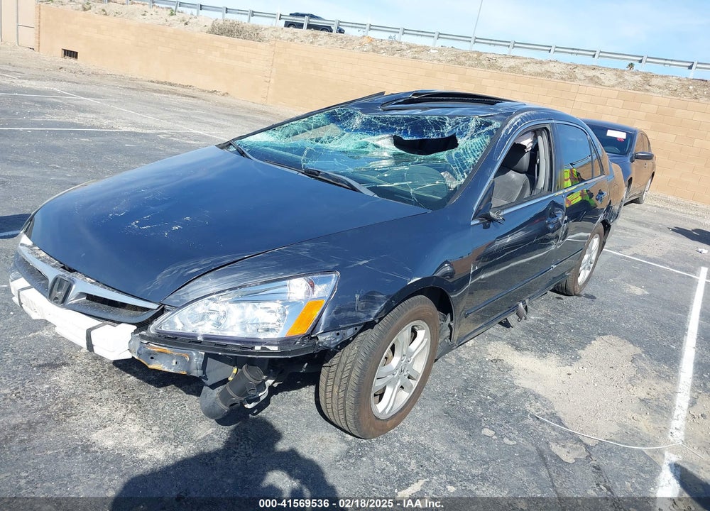 2007 HONDA ACCORD 2.4 EX VIN: 1HGCM567X7A130697