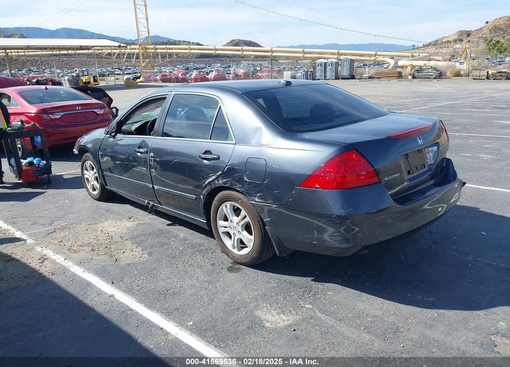 2007 HONDA ACCORD 2.4 EX VIN: 1HGCM567X7A130697